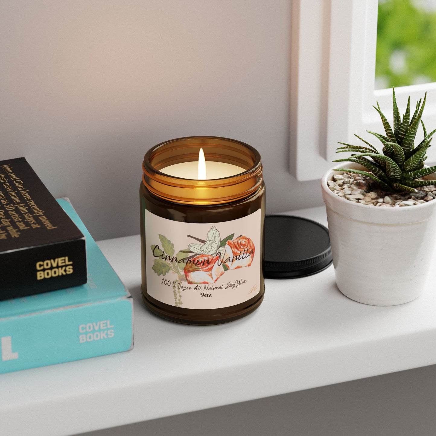 Cinnamon Vanilla Soy Candle 9oz