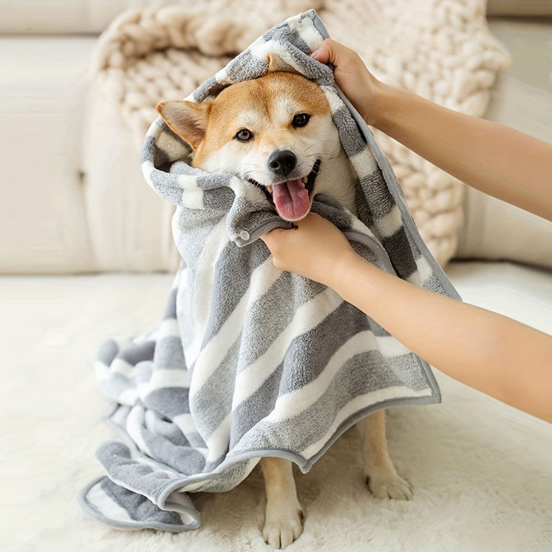 Quick-Dry Microfiber Dog Bathrobe